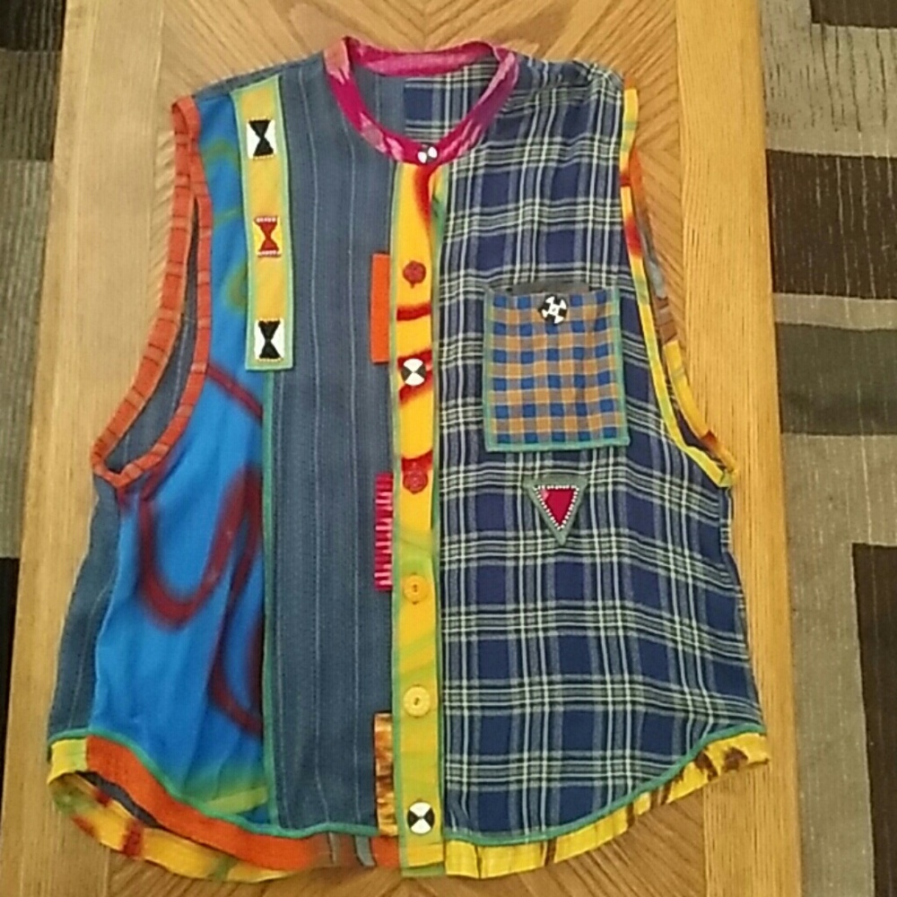 Modern Aztec Sleeveless Top
